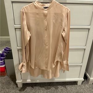 Rag & Bone peachish silk Women's Blouse Size medium excellent condition